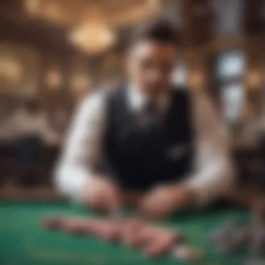 Visual representation of bankroll management techniques for baccarat players