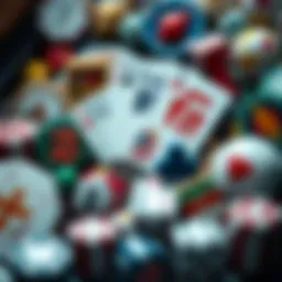 A collage of various gambling game icons representing diverse cultures.