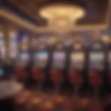 Vibrant casino floor showcasing gaming machines