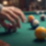 Visual representation of pool betting dynamics