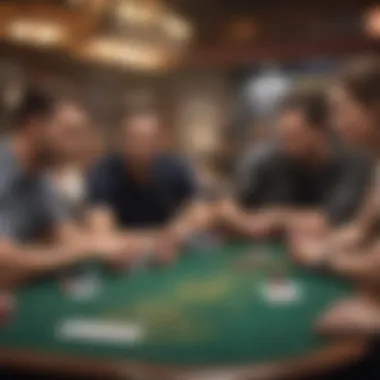 Strategic gameplay among poker enthusiasts