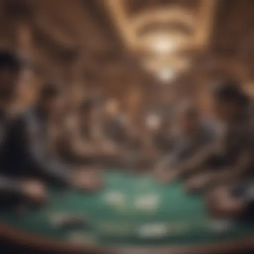 Visual representation of online poker tournament structure