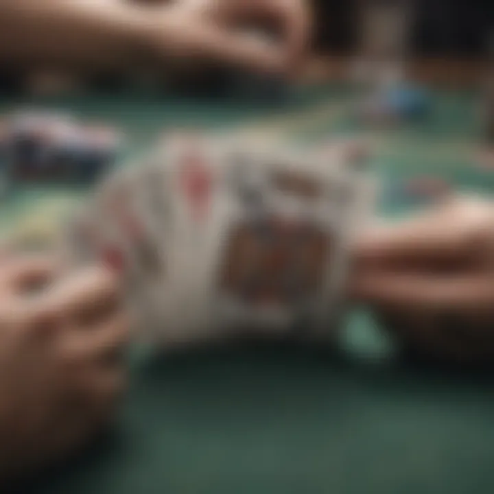 Visual representation of poker hand rankings