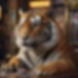 Symbolic representation of the Great Tiger slot machine