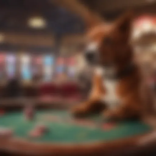 Overview of Red Dog Online Casino interface