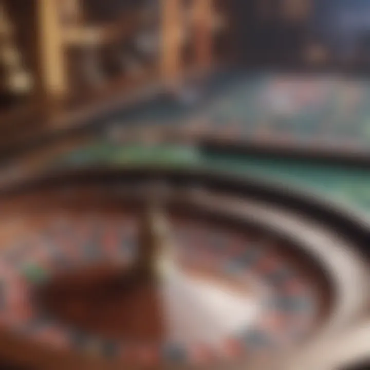 Visual representation of different types of roulette games