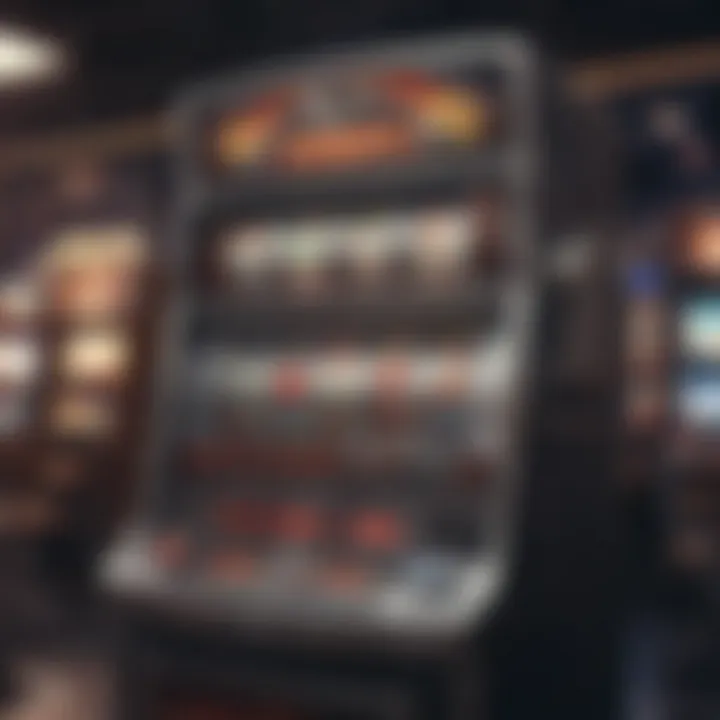 Modern electronic bandit slot machine